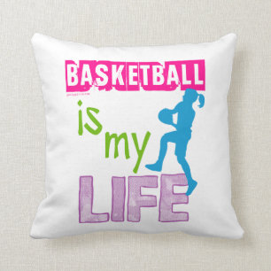 Golly Girls - Basketball is My Life Cushion