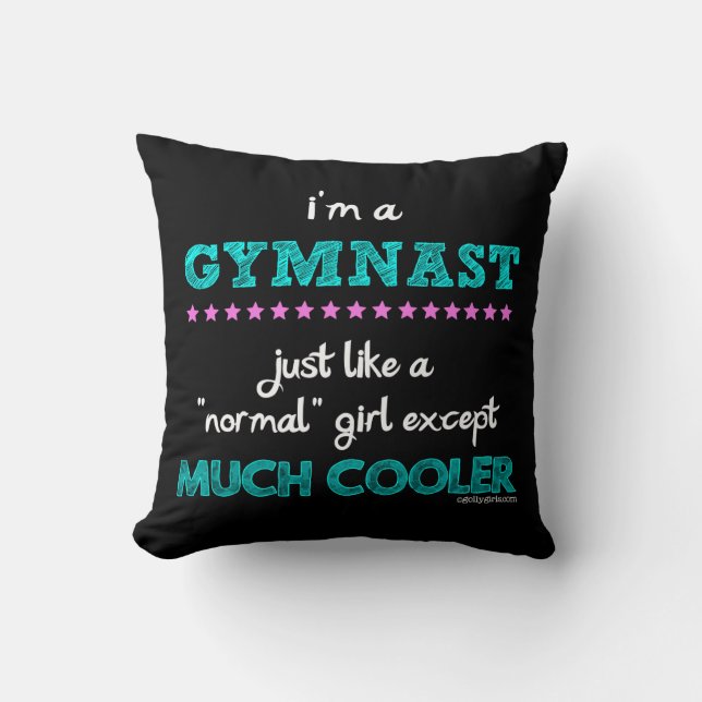 Golly Girls - I'm a Gymnast Cushion (Front)