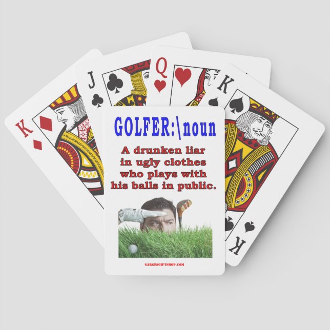 GOLPHER PLAYING CARDS (Back)
