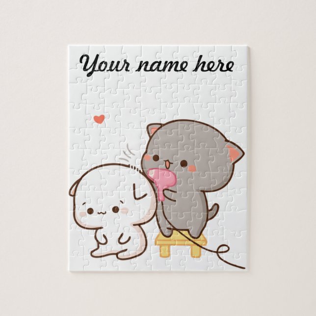 Goma making peach hair  Puzzle (Vertical)