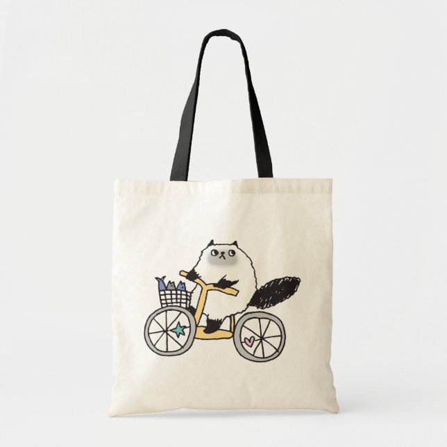 Goma The Firece Rider Organic grocery Tote Bag! (Front)