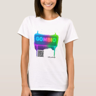 Gombio Neon QR Code Travel Souvenir T-Shirt