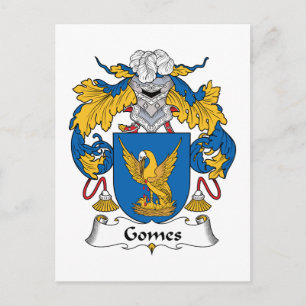 Gomes Family Crest Postcard