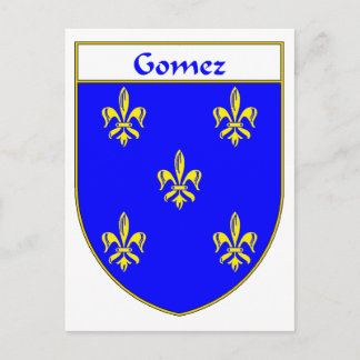 Gomez Coat of Arms/Family Crest Postcard