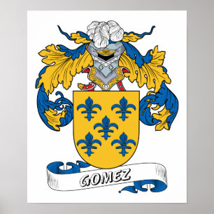 Gomez Family Crest Poster