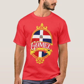Gomez Family Dominican Republic Flag T-Shirt