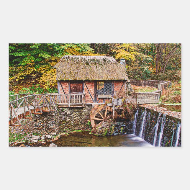 Gomez Mill Rectangular Sticker (Front)