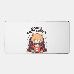 Gomis Cosy Cuddle Vintage Dog Blanket Design Do No Desk Mat