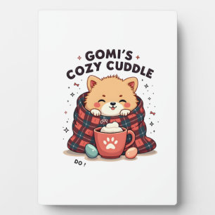 Gomis Cosy Cuddle Vintage Dog Blanket Design Do No Plaque
