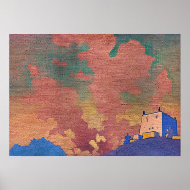 Gompa by Nicholas Roerich Poster (Front)
