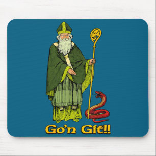 Go'n git st patricks day funny saint patrick menGo Mouse Mat