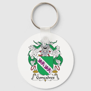 Goncalves Family Crest Key Ring