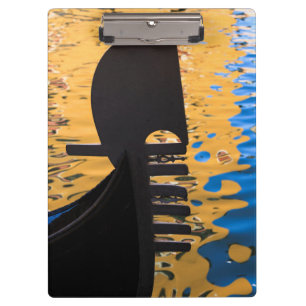 Gondola and water ripples, Italy Clipboard