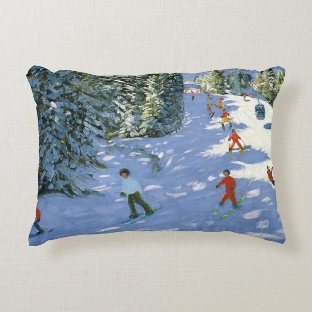 Gondola Austrian Alps 2004 Decorative Cushion (Front)