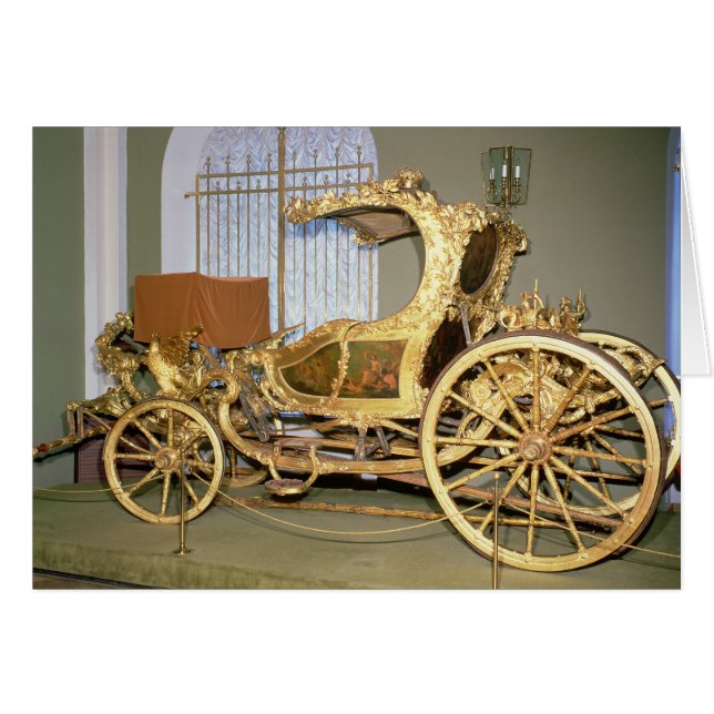 Gondola carriage of Empress Catherine II (Front Horizontal)