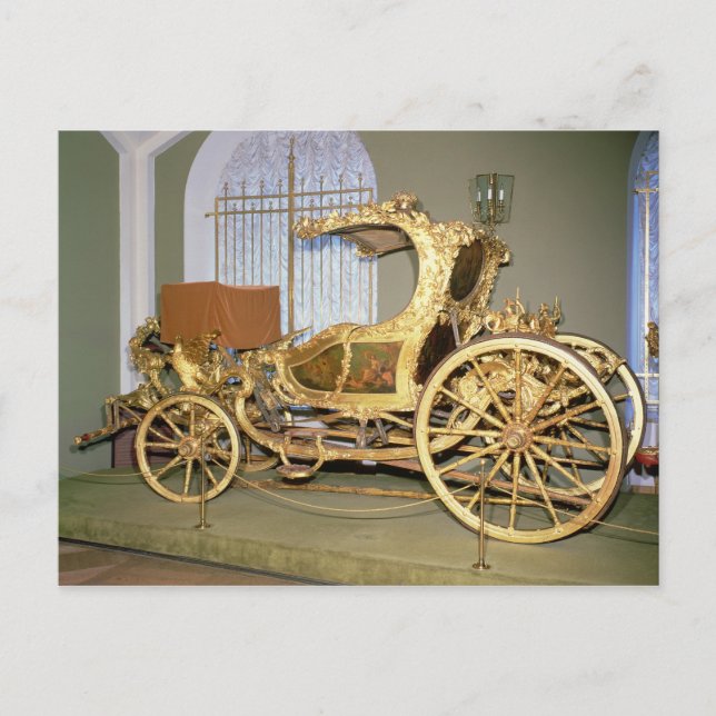 Gondola carriage of Empress Catherine II Postcard (Front)