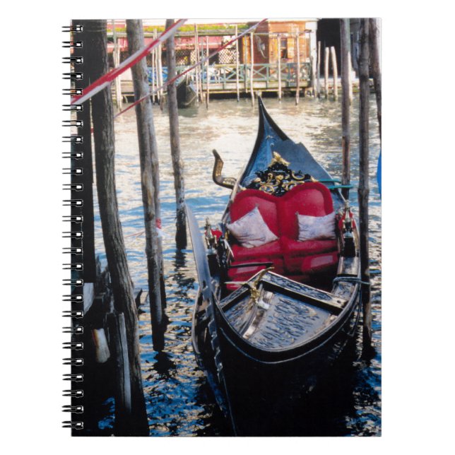 Gondola in Venice Italy Notebook (Front)
