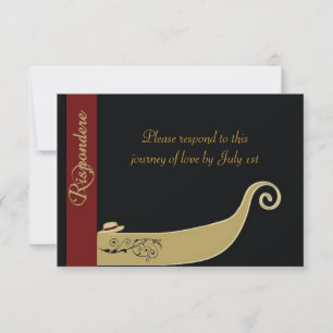Gondola - Love is in the air RSVP Card