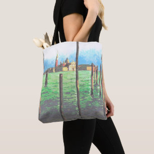 Gondola Moorings in Venice Tote Bag