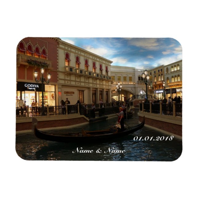 Gondola Ride at The Venetian Magnet (Horizontal)