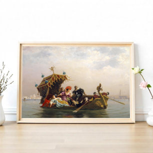 Gondola Ride by Arnold Corrodi Poster