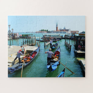 Gondola rides in Venice Jigsaw Puzzle