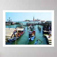 Gondola rides in Venice