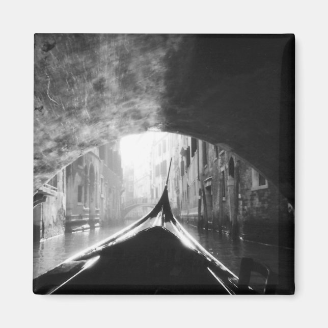 Gondola Under A Venice Bridge Magnet (Front)