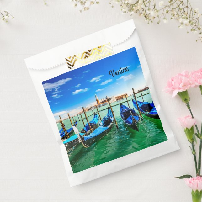 Gondolas at Grand Canal in Venice Favour Bags (Sealed)