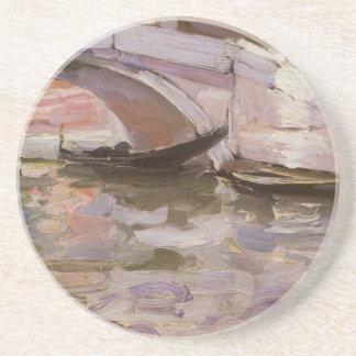 Gondolas by John Singer Sargent, Impressionism Art Coaster