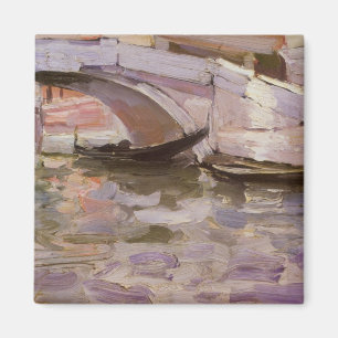 Gondolas by John Singer Sargent, Impressionism Art Magnet