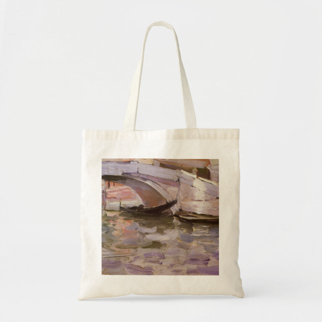 Gondolas by John Singer Sargent, Impressionism Art Tote Bag (Front)