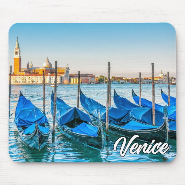 Gondolas In Beautiful Venice, Italy Mouse Mat (Front)