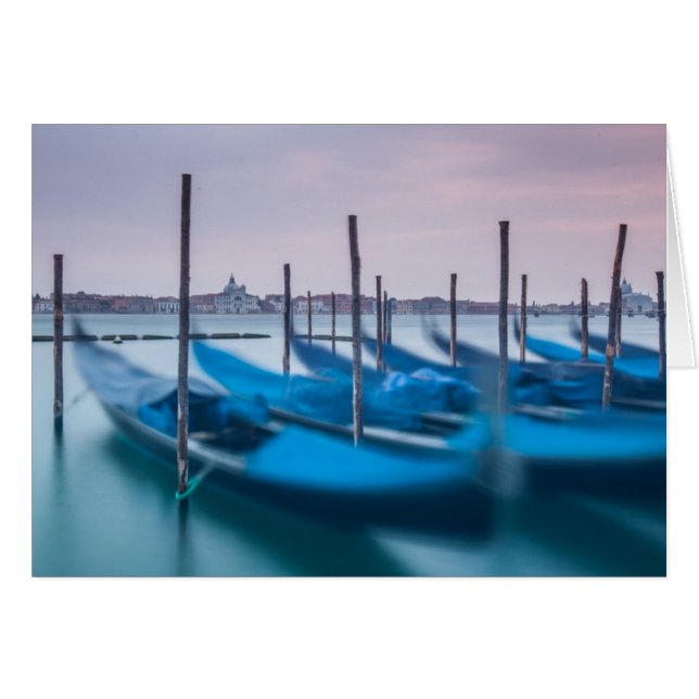 Gondolas in Venice (Front Horizontal)