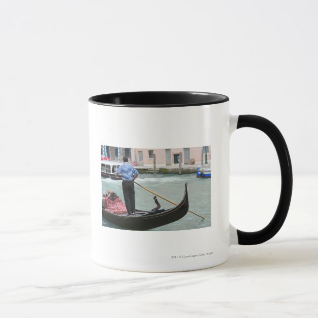 Gondolas in Venice canal Mug (Right)