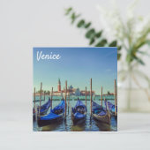 Gondolas in Venice, Italy (Standing Front)