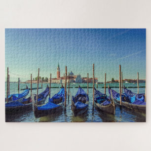 Gondolas in Venice, Italy Jigsaw Puzzle