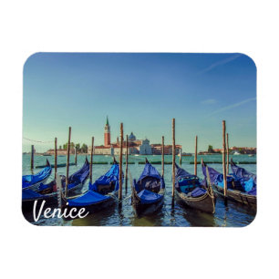 Gondolas in Venice, Italy Magnet
