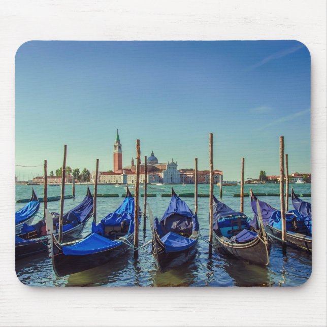 Gondolas in Venice, Italy Mouse Mat (Front)