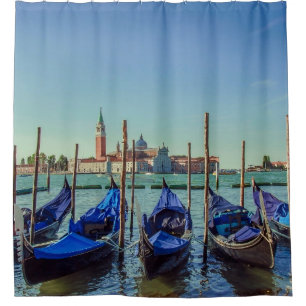 Gondolas in Venice, Italy Shower Curtain