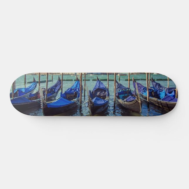 Gondolas in Venice, Italy Skateboard (Horz)