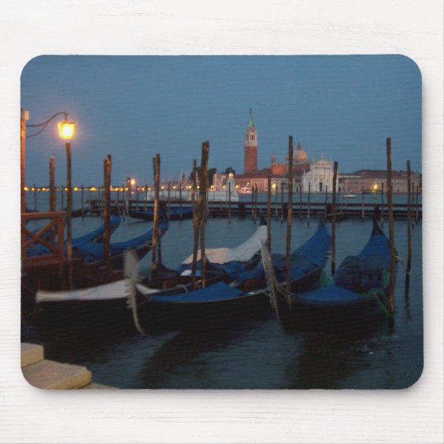 Gondolas in Venice Mouse Mat (Front)