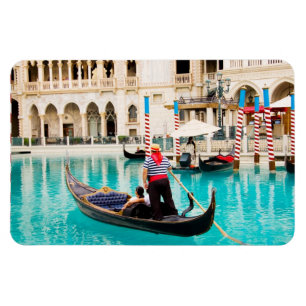 Gondolas Las Vegas Photo Flexible Magnet #1