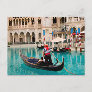Gondolas Las Vegas Postcard #3