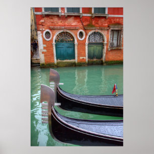 Gondolas on the Grand Canal, Venice Poster