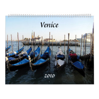 gondolas, Venice, 2010 - Customised Calendar
