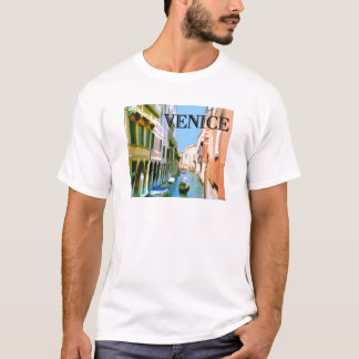 Gondolier in Canal in Venice T-Shirt