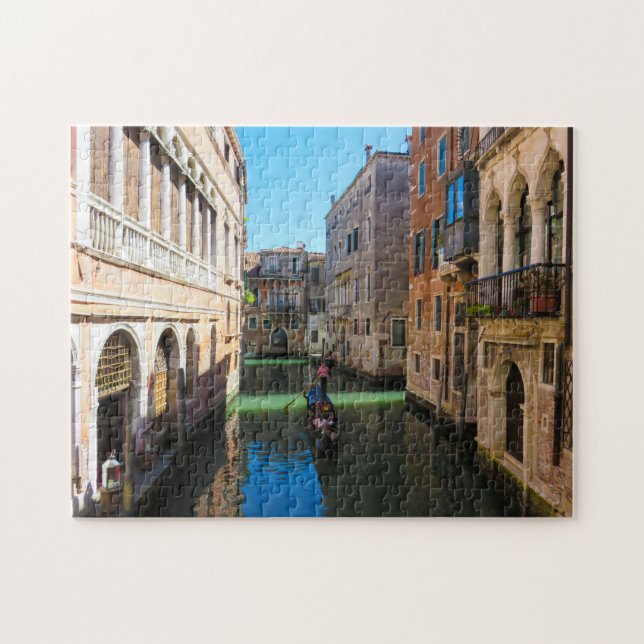 Gondolier in Venice, Italy Jigsaw Puzzle (Horizontal)