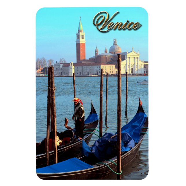 Gondolier Magnet (Vertical)
