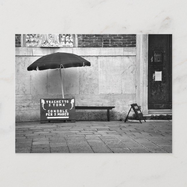 Gondolier Stand Postcard (Front)